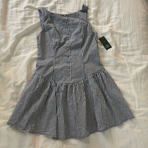 Black and White Gingham Dress